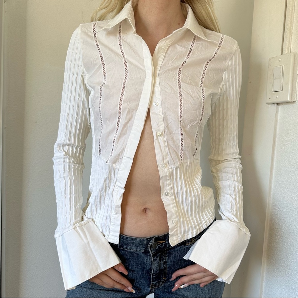 Y2k button up top from Cache